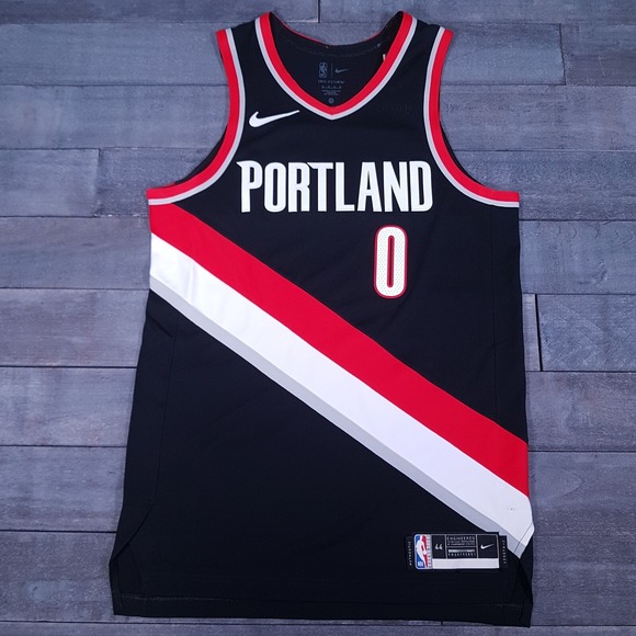 Nike Other - NIKE Portland Blazers Vaporknit‎ Damian Lillard Authentic Jersey Mens MEDIUM 44